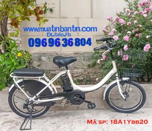 Xe đạp điện trợ lực Nhật bánh 20" Pas Baby